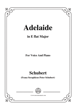 Schubert-Adelaide,in E flat Major,for Voice and Piano