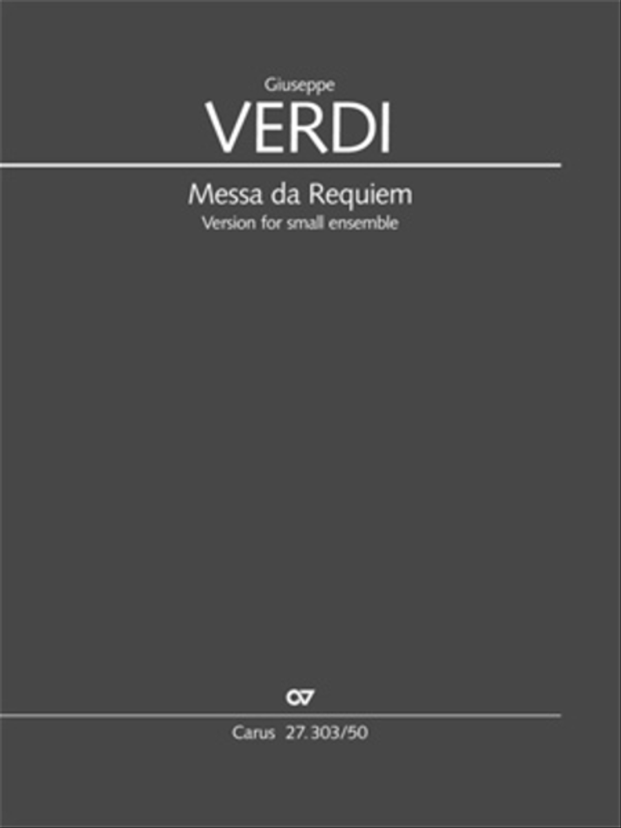 Messa da Requiem 4-Part scores gallery preview page 1