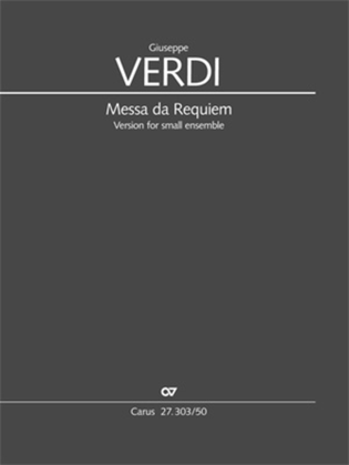 Book cover for Messa da Requiem
