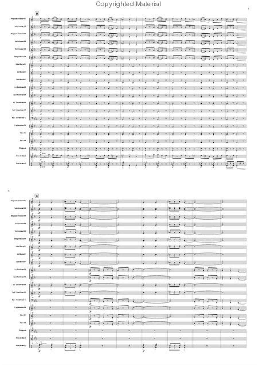 Little Portrait Little Portrait Brass Band scores gallery preview page 3