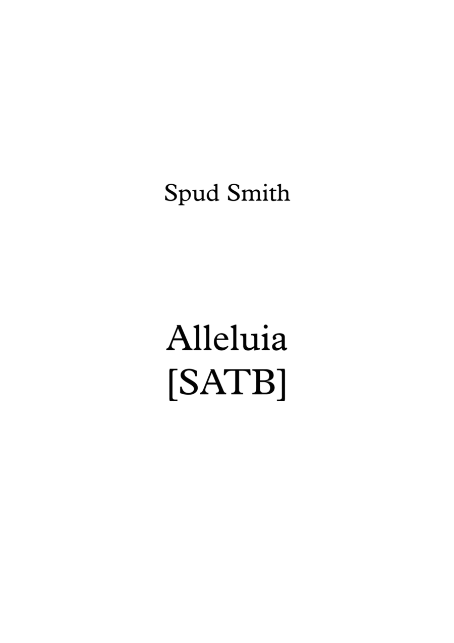 Alleluia Alleluia 4-Part scores gallery preview page 1