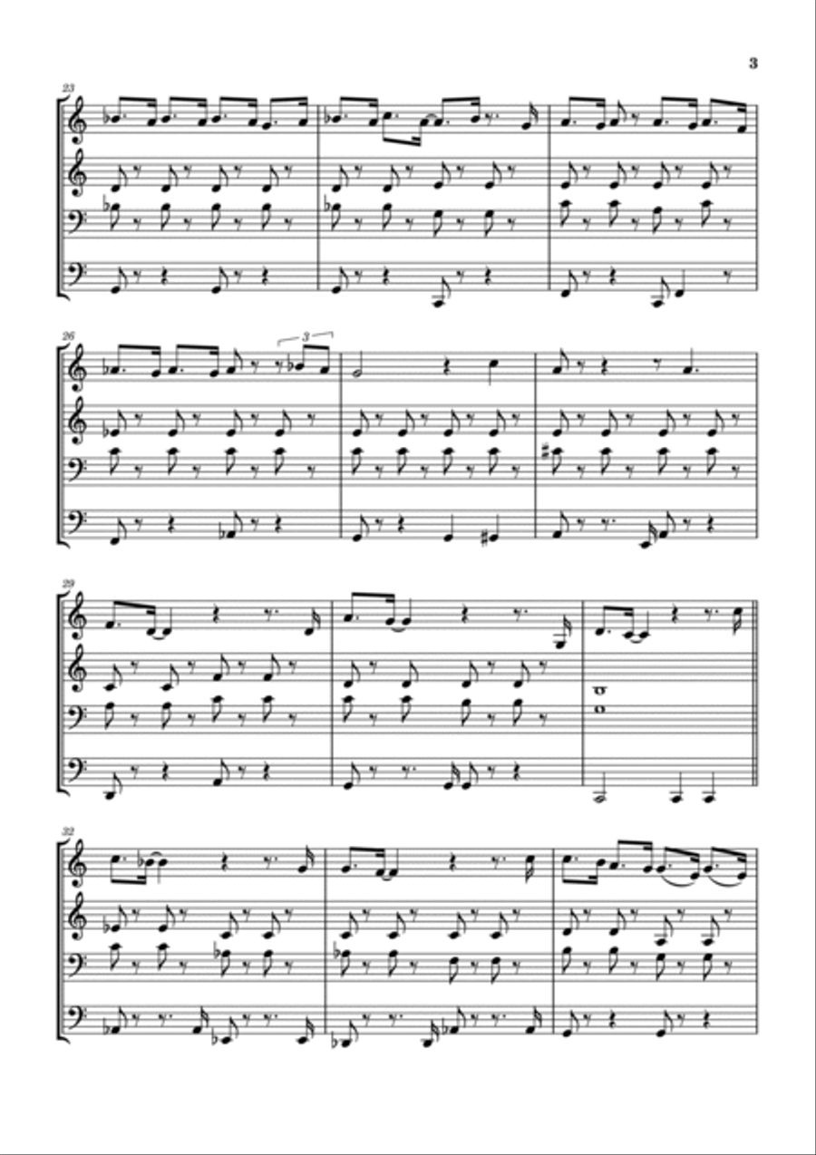 Christmas Is Annoying Christmas Is Annoying Trombone scores gallery preview page 4