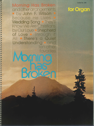 Book cover for Morning Has Broken for Piano