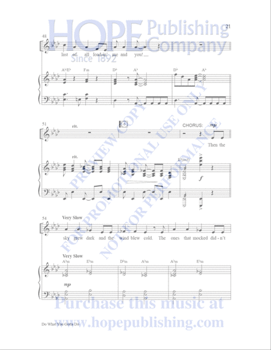 Sailor's Bible Sailor's Bible Children's Choir scores gallery preview page 22