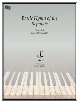 Book cover for Battle Hymn of the Republic (late intermediate piano solo)