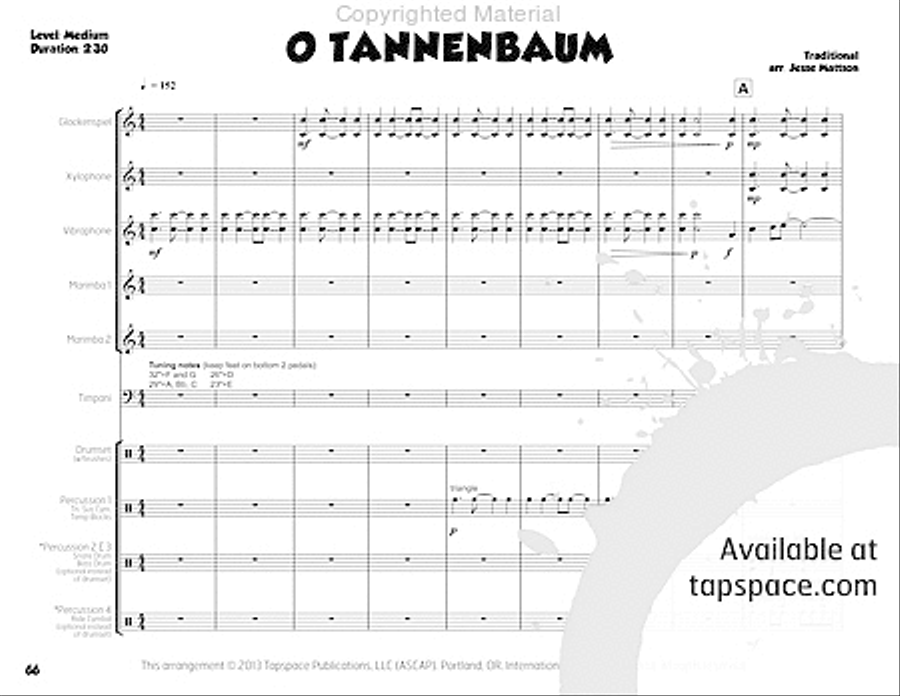 Season's Beatings Percussion Ensemble scores gallery preview page 82