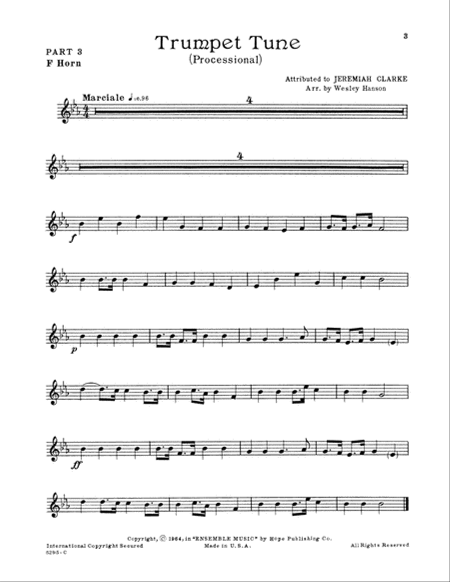 Ensemble Music for Church and School Part scores gallery preview page 5