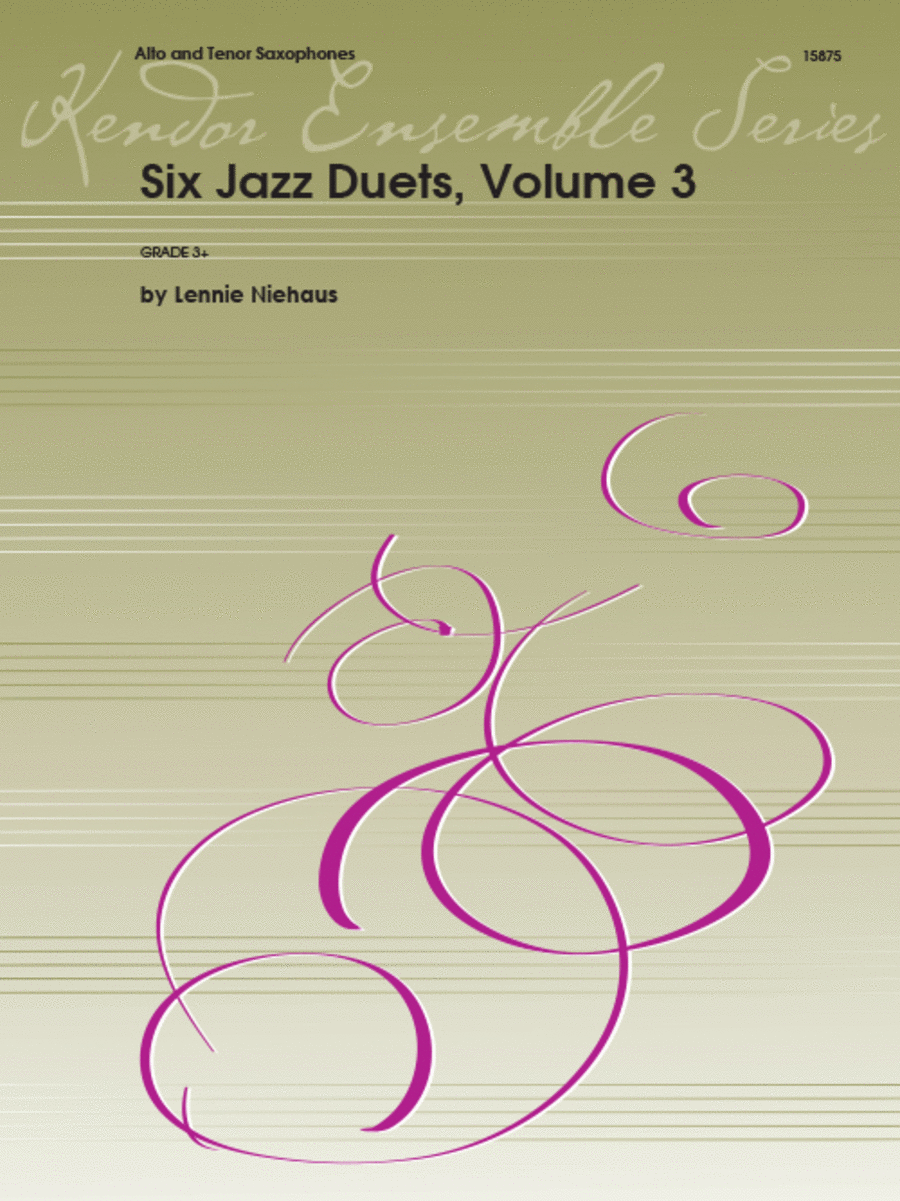 Six Jazz Duets, Volume 3 Woodwind Duet scores gallery preview page 1