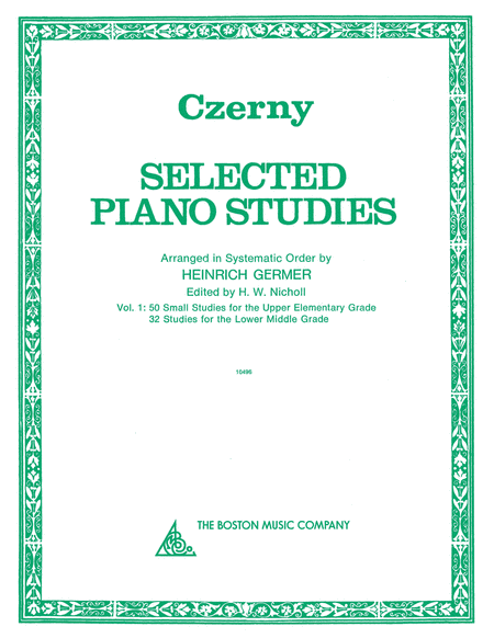 Selected Piano Studies Volume 1