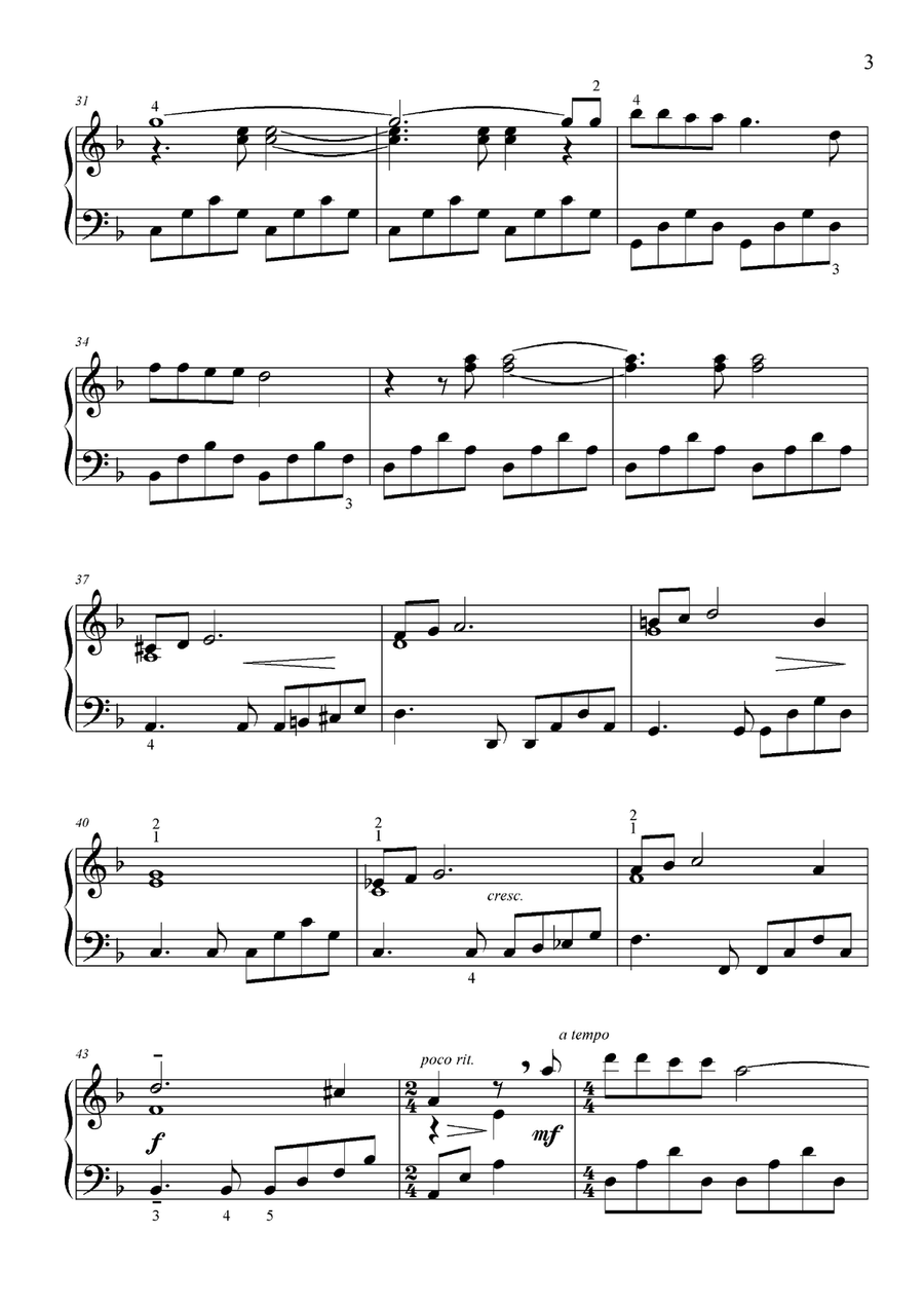Walking In The Air Piano Solo scores gallery preview page 3