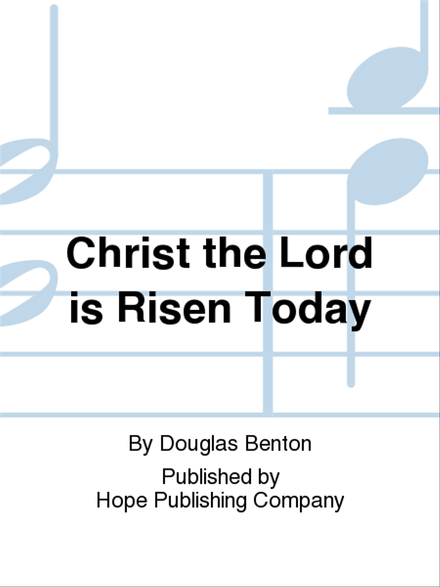 Christ the Lord Is Risen Today 4-Part scores gallery preview page 1