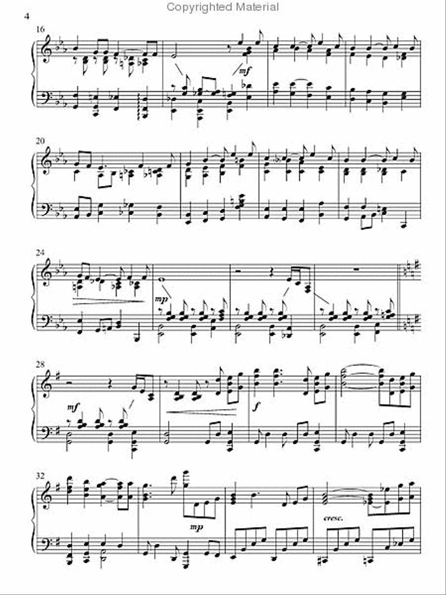 Spirituals for the Concert Pianist Piano Solo scores gallery preview page 3