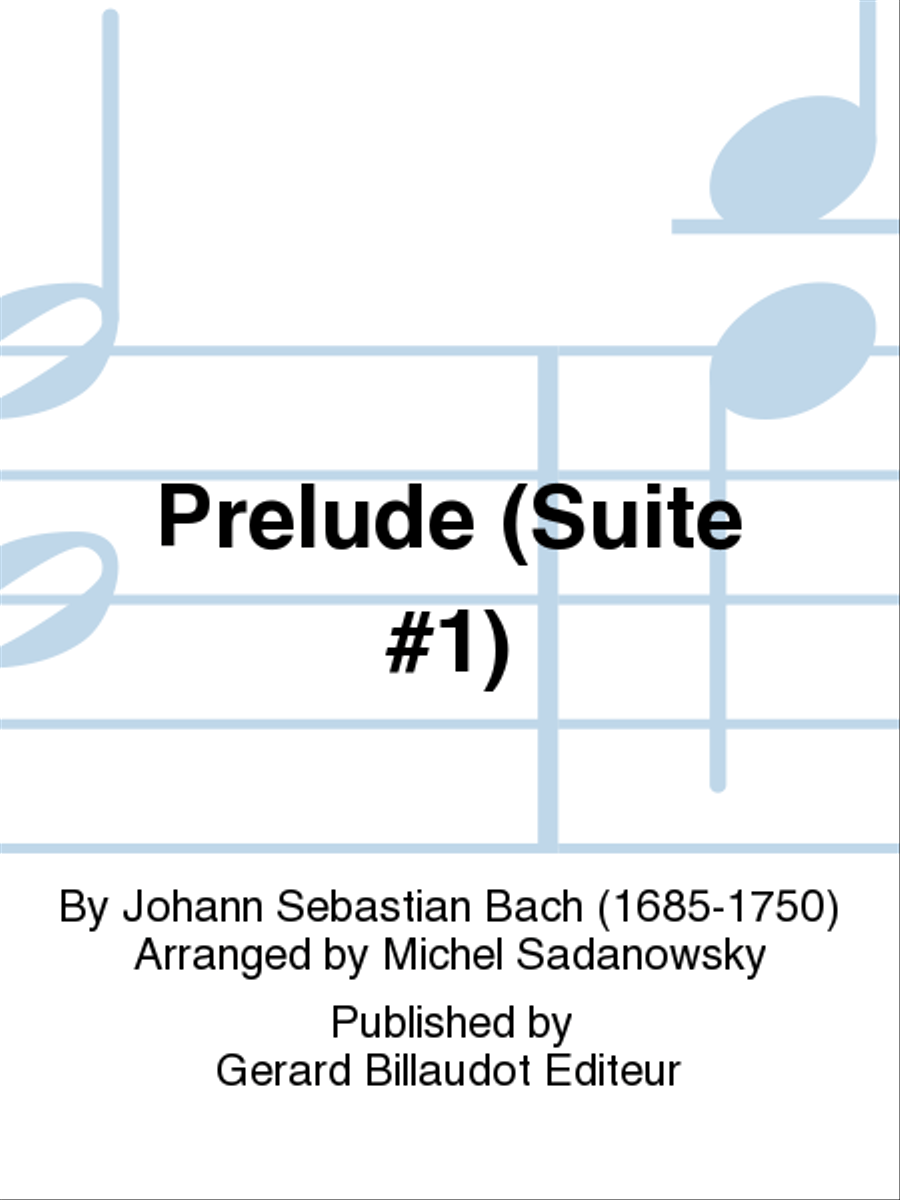 Prelude (Suite No. 1) Classical Guitar scores gallery preview page 1