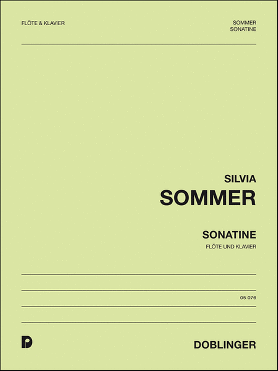 Sonatine Flute Solo scores gallery preview page 1