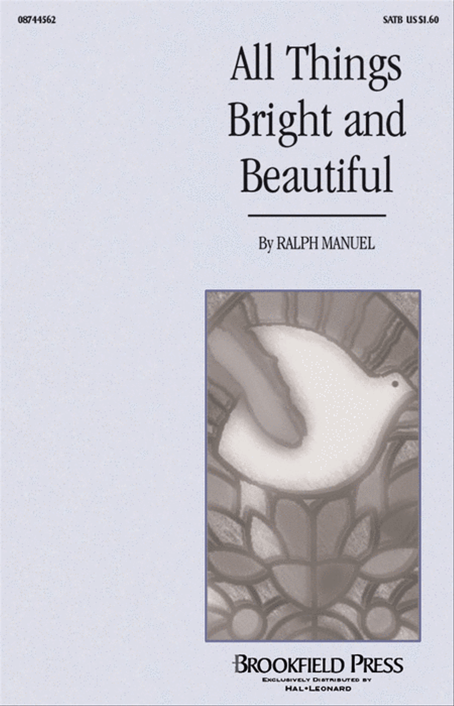 All Things Bright and Beautiful 4-Part scores gallery preview page 1