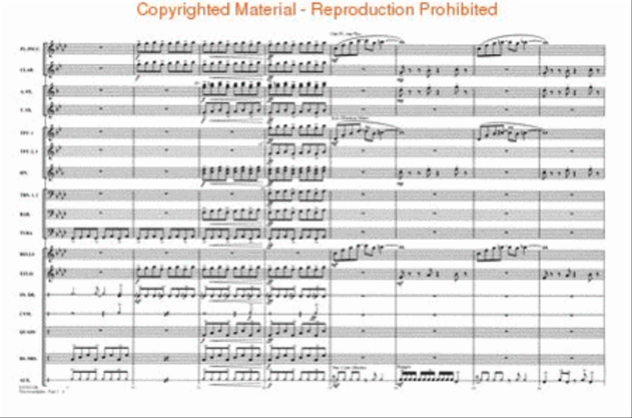 The Incredibles – Part 1 Marching Band scores gallery preview page 3