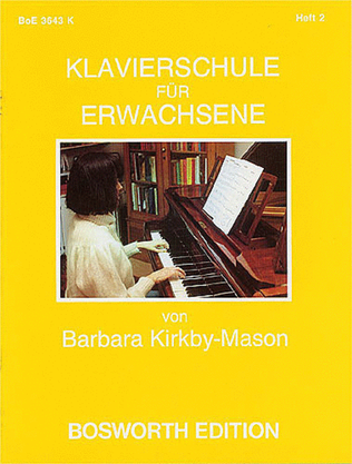Book cover for Klavierschule F 3/4 r Erwachsene: Heft 2