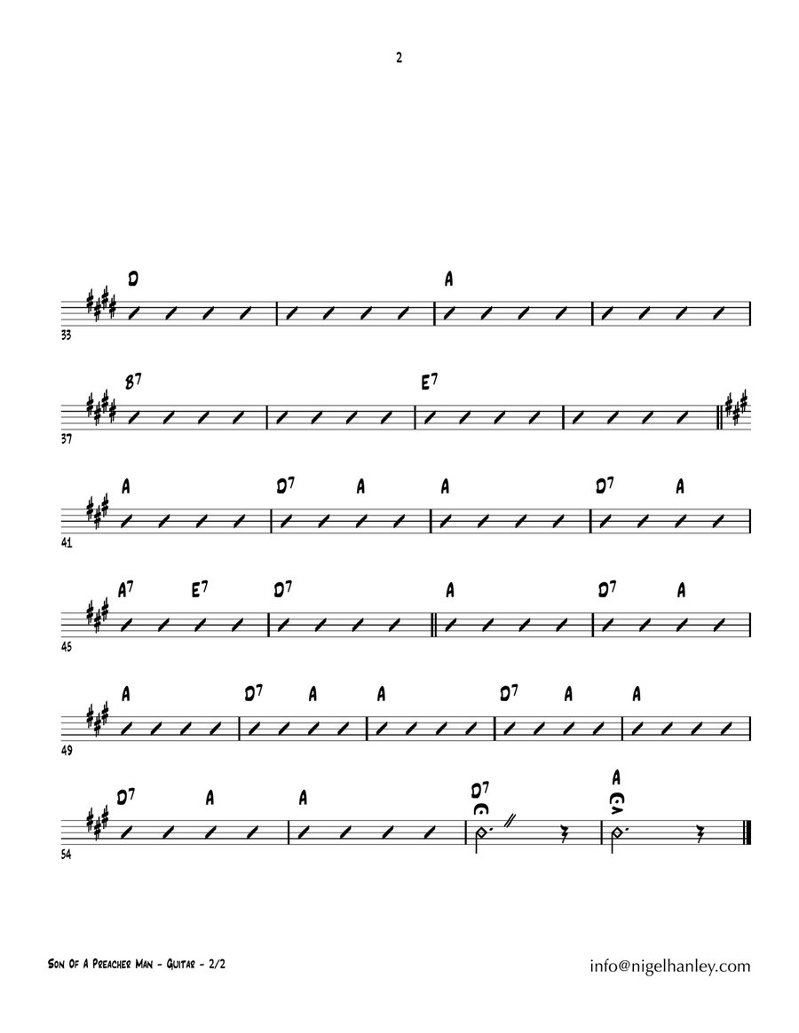 Son Of A Preacher Man Jazz Ensemble scores gallery preview page 2