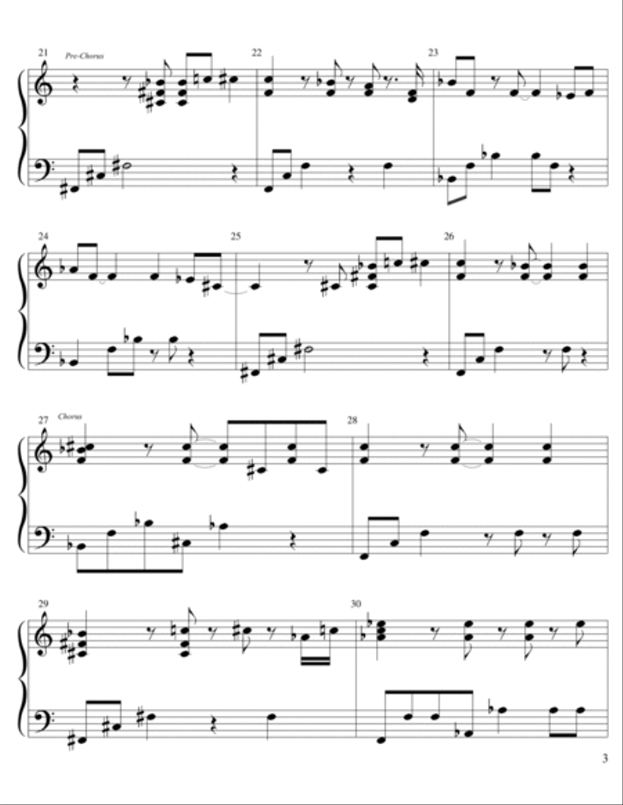 End Of The Dream Piano Solo scores gallery preview page 3