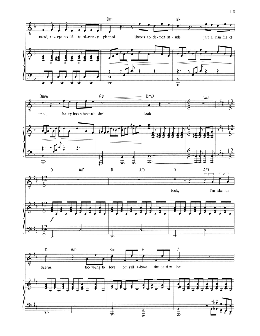 I'm Martin Guerre (from Martin Guerre) Voice scores gallery preview page 3