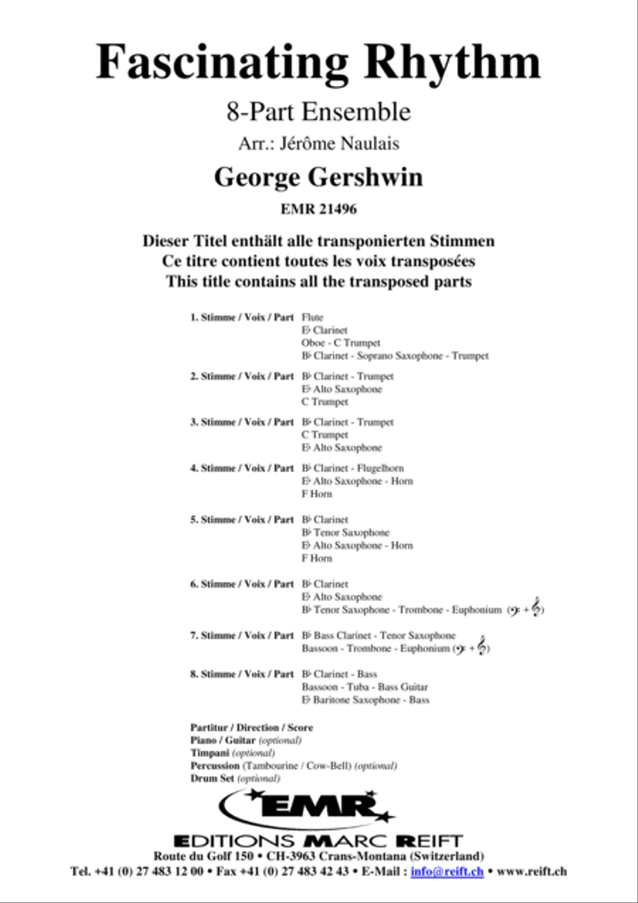 Fascinating Rhythm Concert Band scores gallery preview page 2