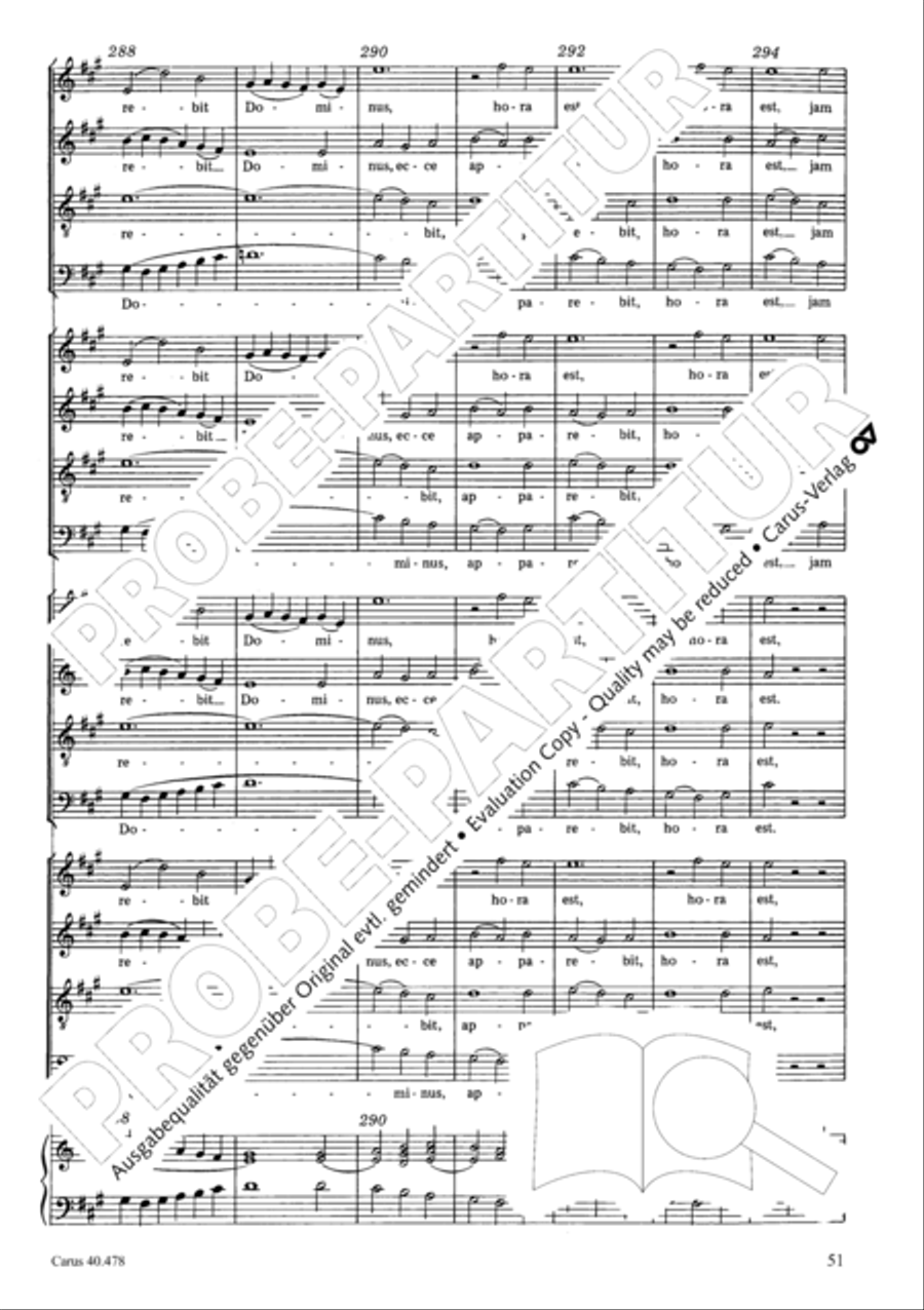Hora est 4-Part scores gallery preview page 52