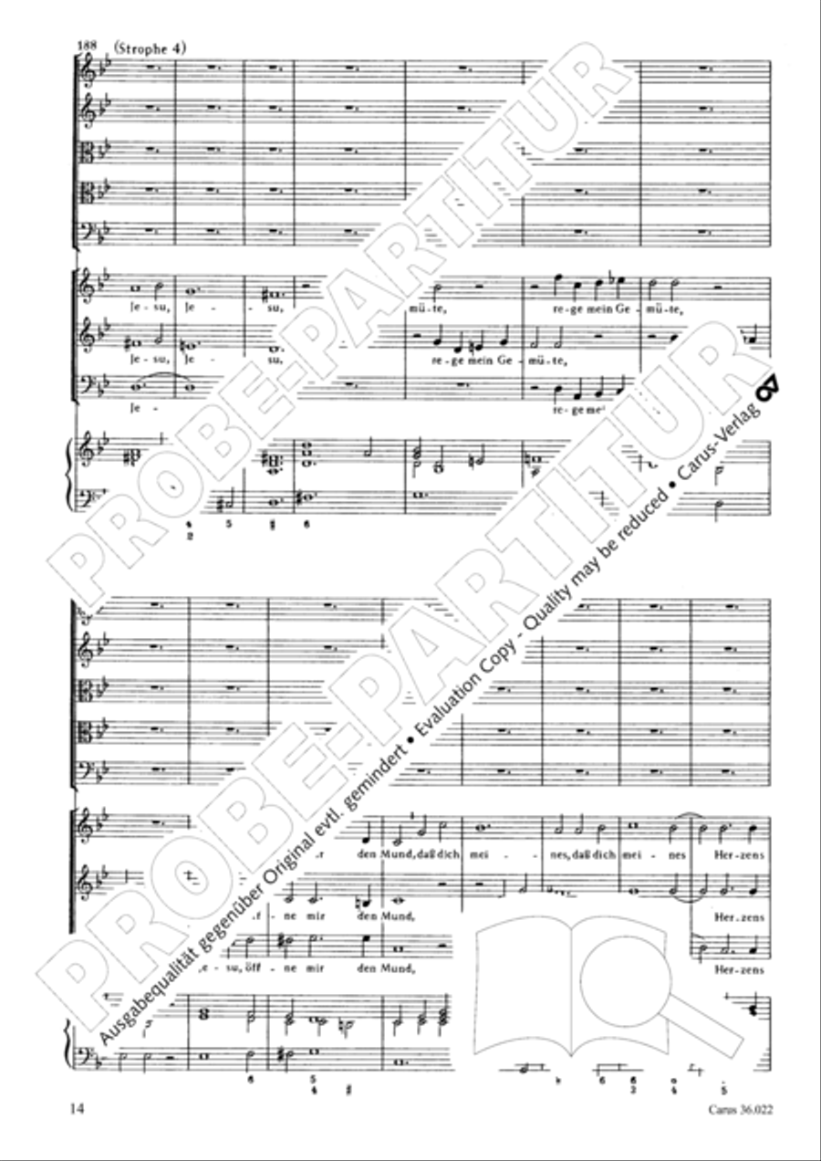Kommst du, Licht der Heiden Choir scores gallery preview page 15