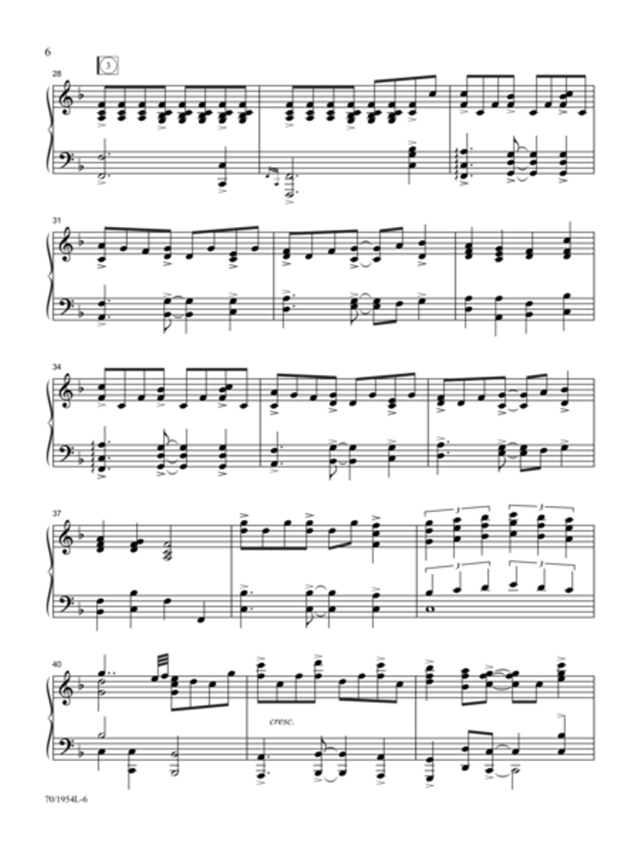 Christmas in Ivory Piano Solo scores gallery preview page 4