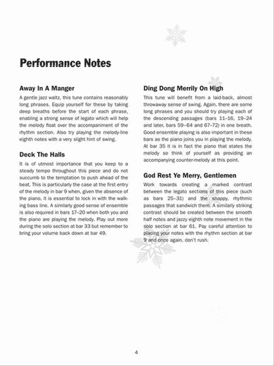 A Jazzy Christmas A Jazzy Christmas Alto Saxophone scores gallery preview page 4