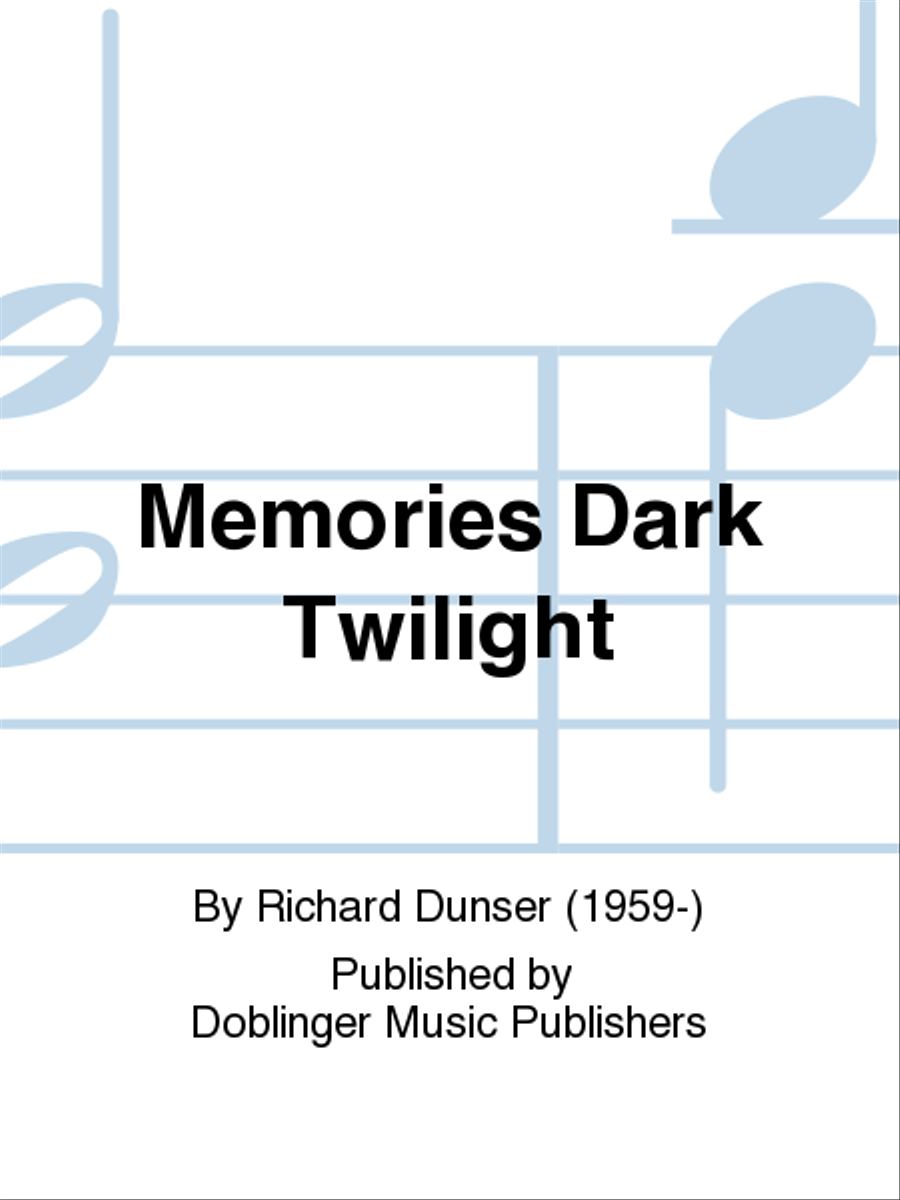 Memories Dark Twilight Piano Solo scores gallery preview page 1