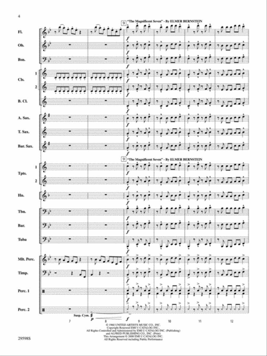 The Wild Westerns! Concert Band scores gallery preview page 3