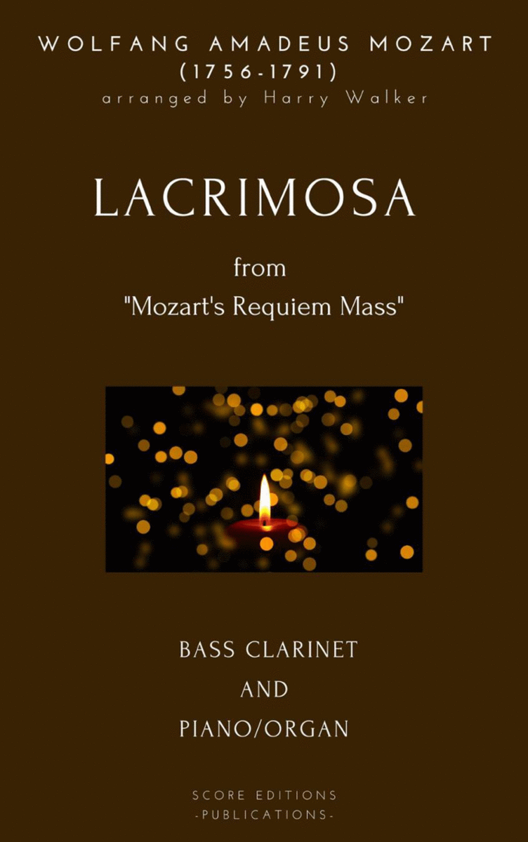Lacrimosa - Mozart (for Bass Clarinet and Piano/Organ) image number null