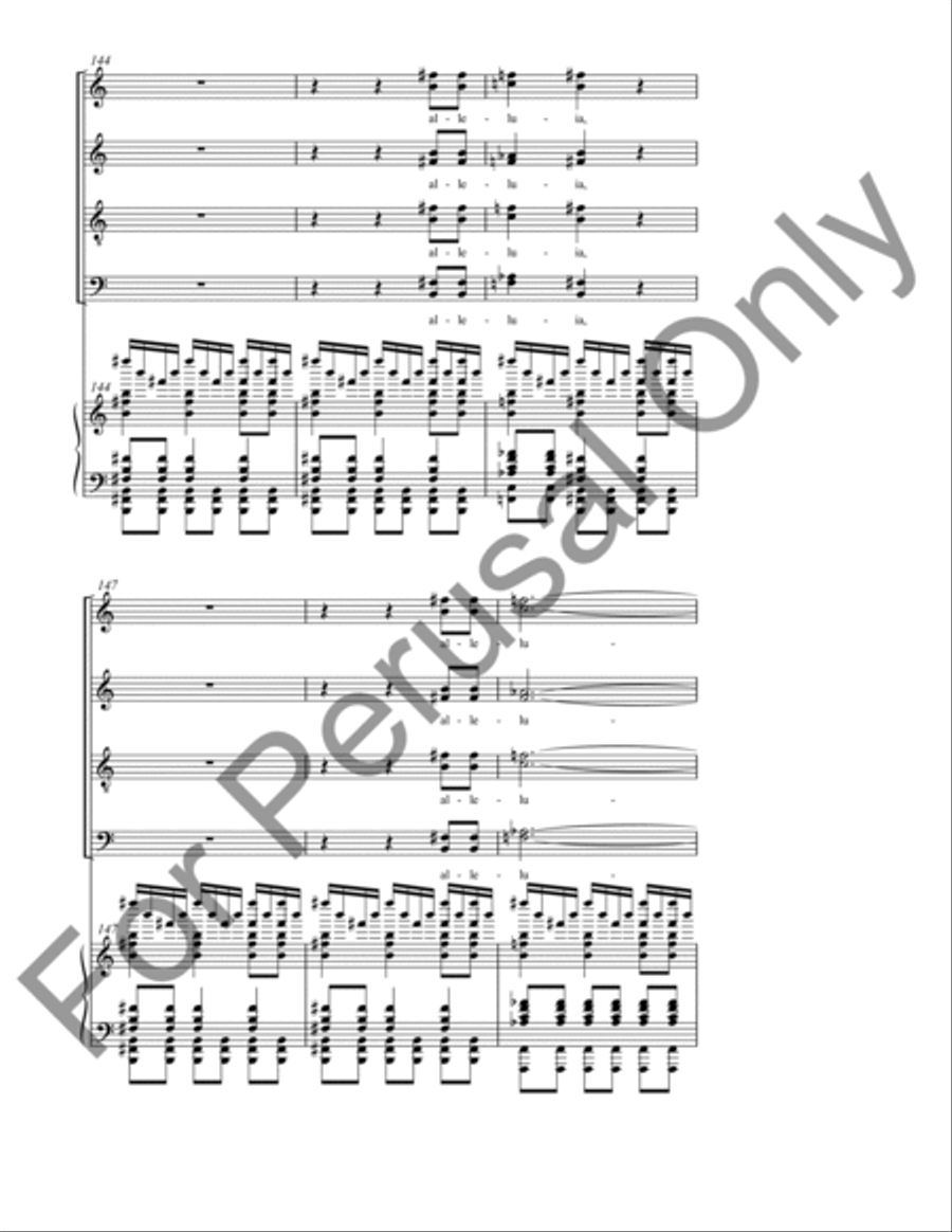 Jubilate (Choral Score) Jubilate (Choral Score) 4-Part scores gallery preview page 19