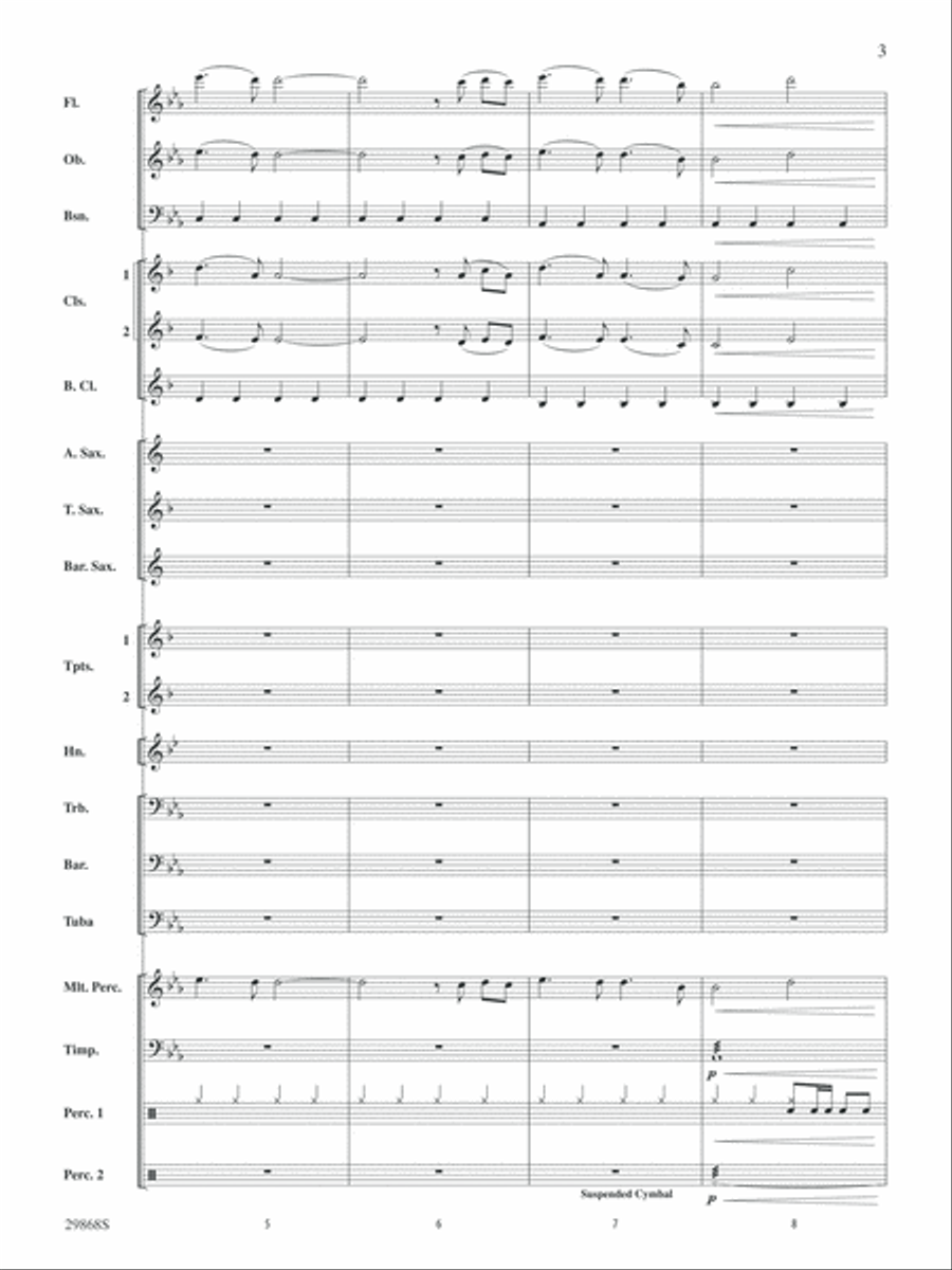 Gotta Be Somebody: Score Concert Band scores gallery preview page 3