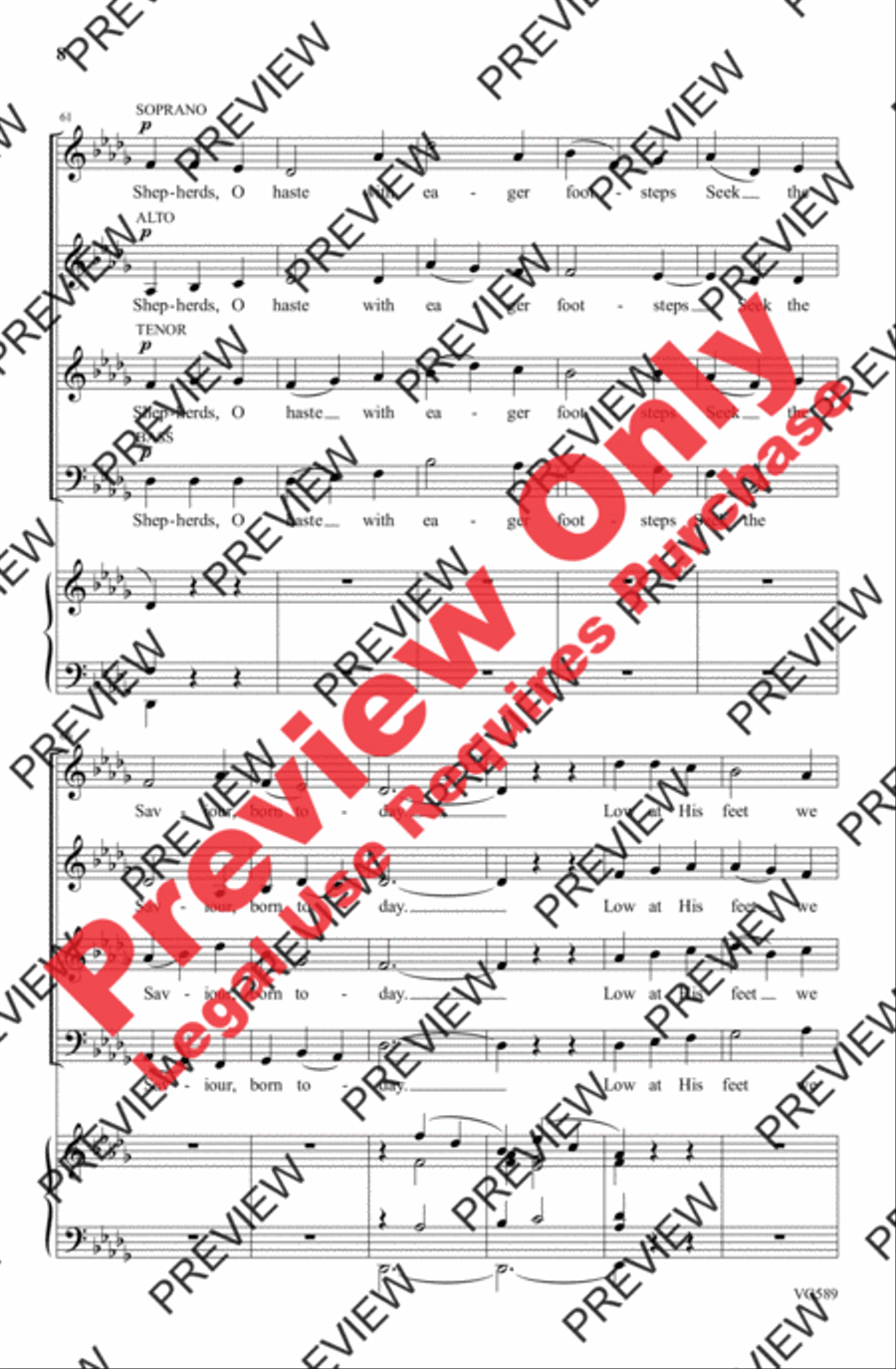 What Is This Lovely Fragrance? 4-Part scores gallery preview page 7
