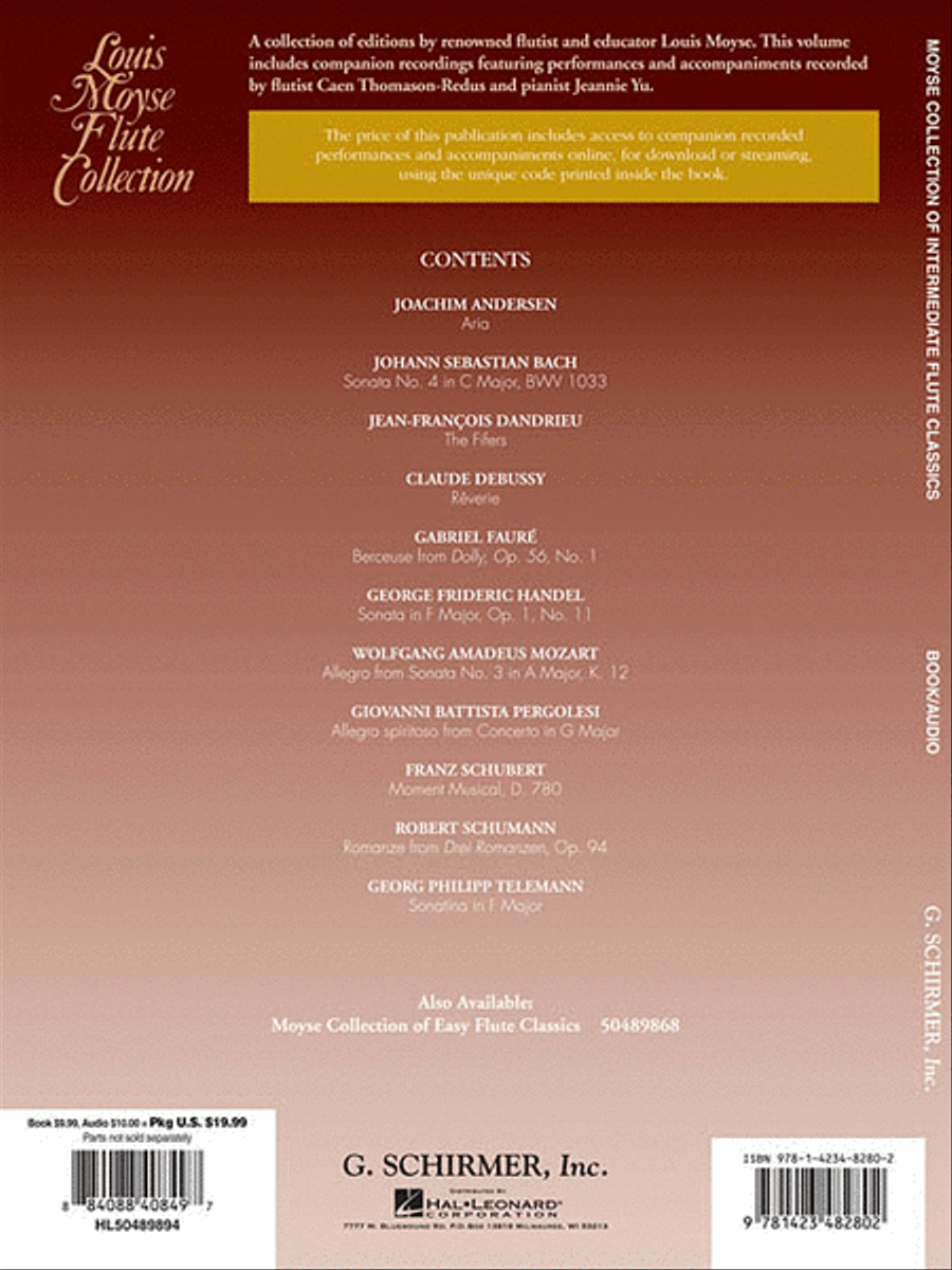 Moyse Collection of Intermediate Flute Classics Flute Solo scores gallery preview page 2