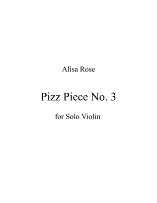 Book cover for Pizz Piece No. 3
