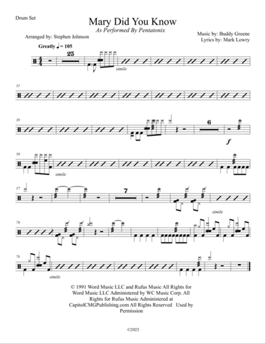 Mary, Did You Know? Woodwind Quintet scores gallery preview page 5