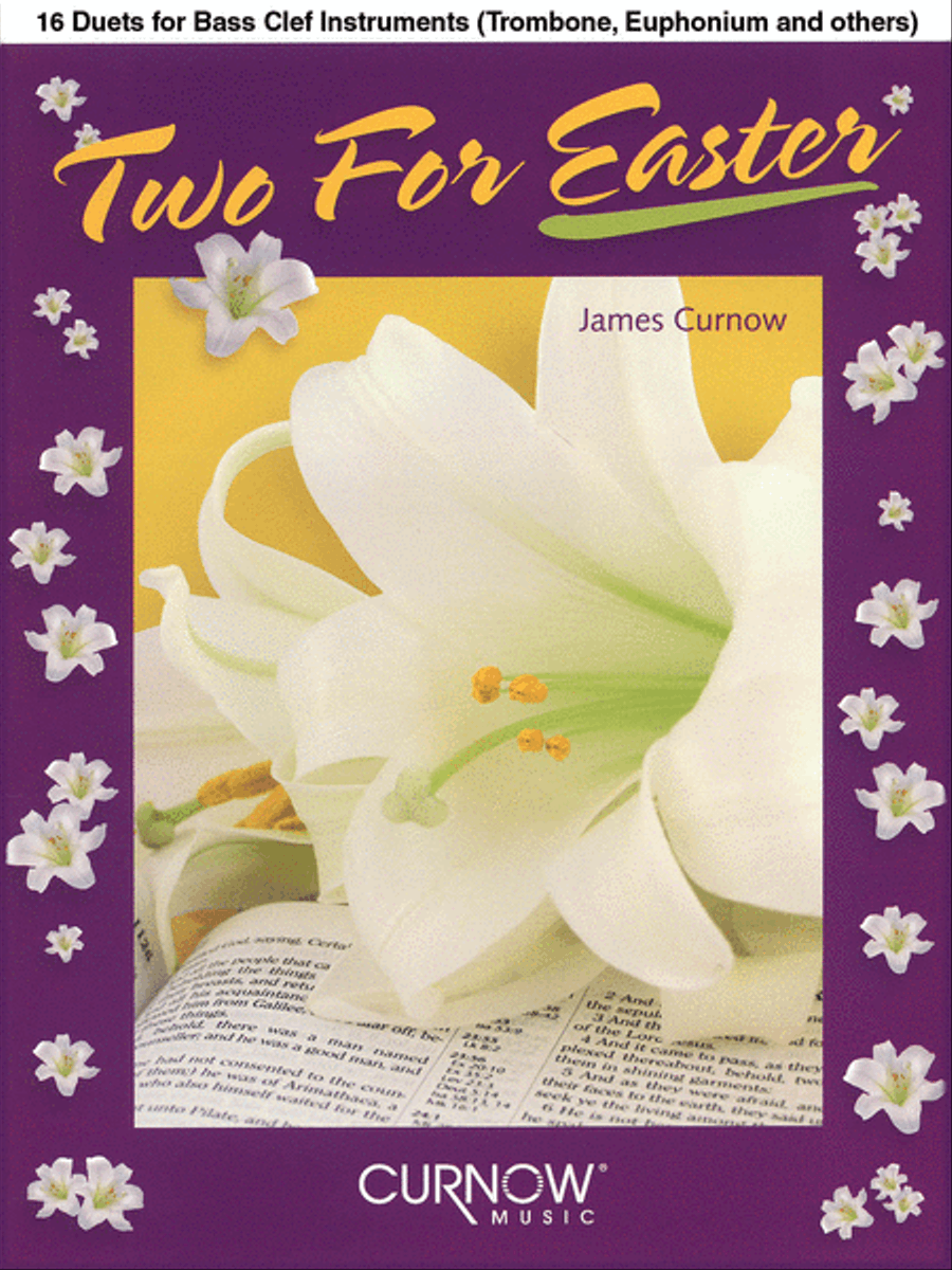 Two for Easter Euphonium scores gallery preview page 1