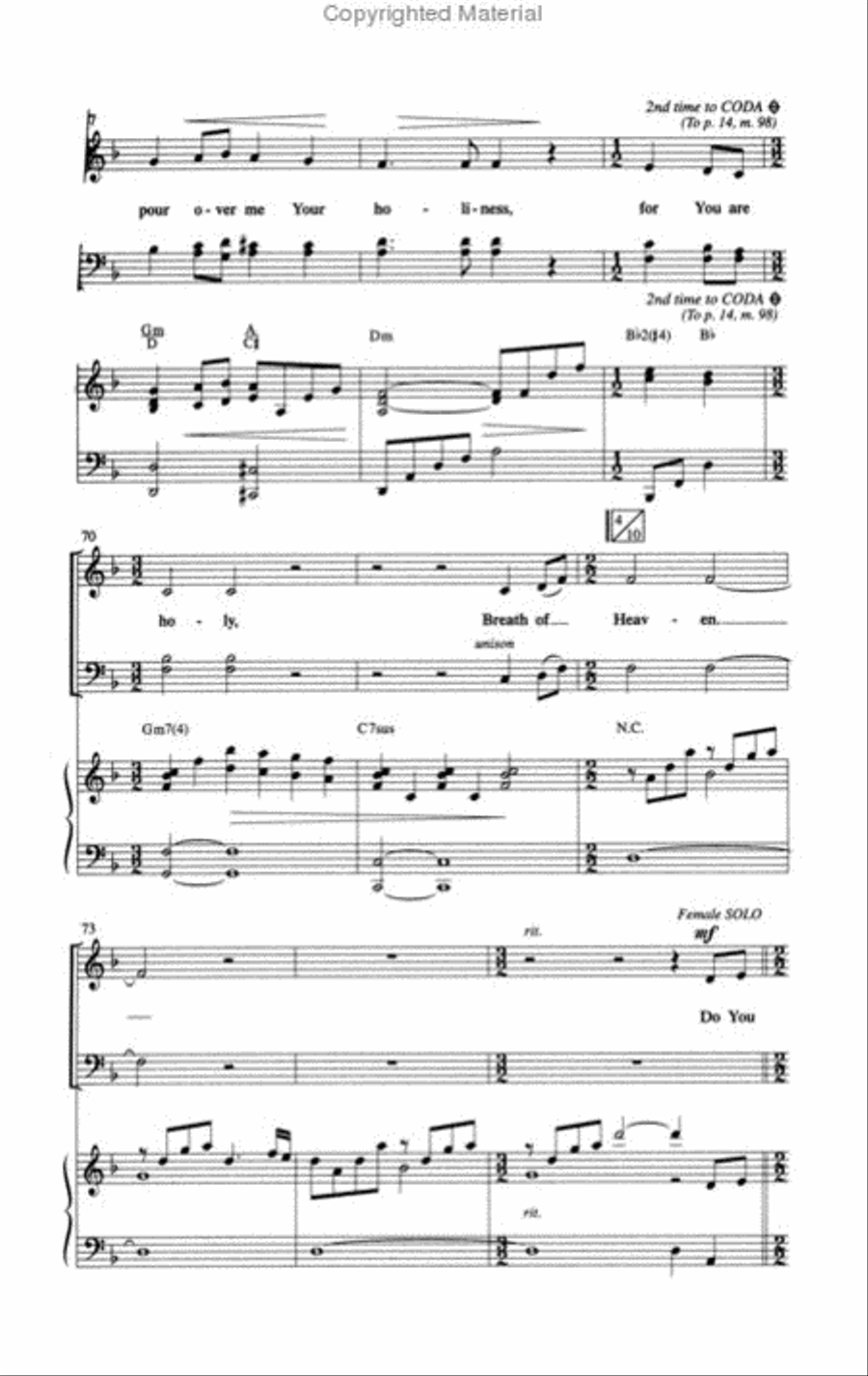 <br>Sheet music extract