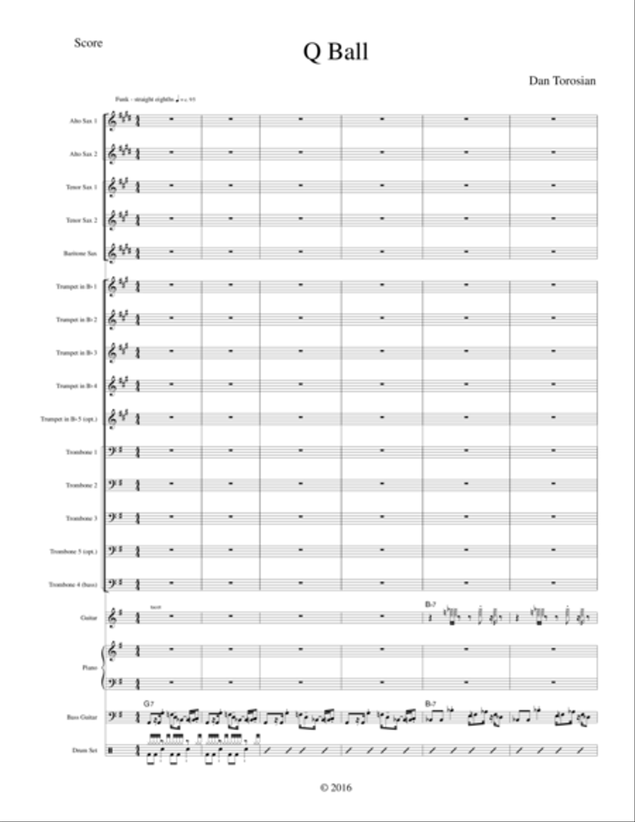 Q Ball Jazz Ensemble scores gallery preview page 2
