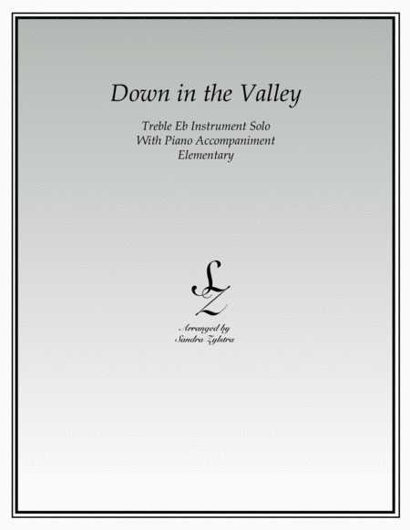 Down In The Valley (treble Eb instrument solo) image number null