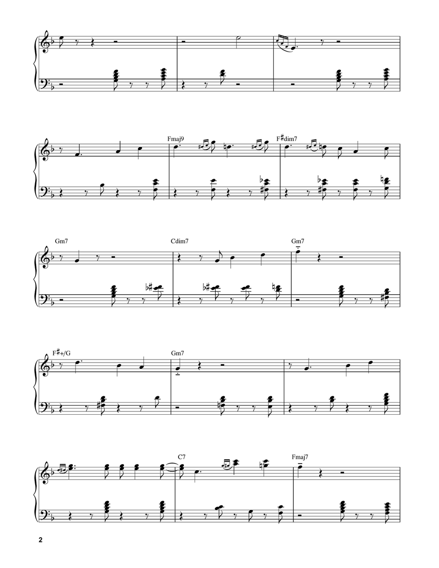 Samba De Orfeu Piano scores gallery preview page 2