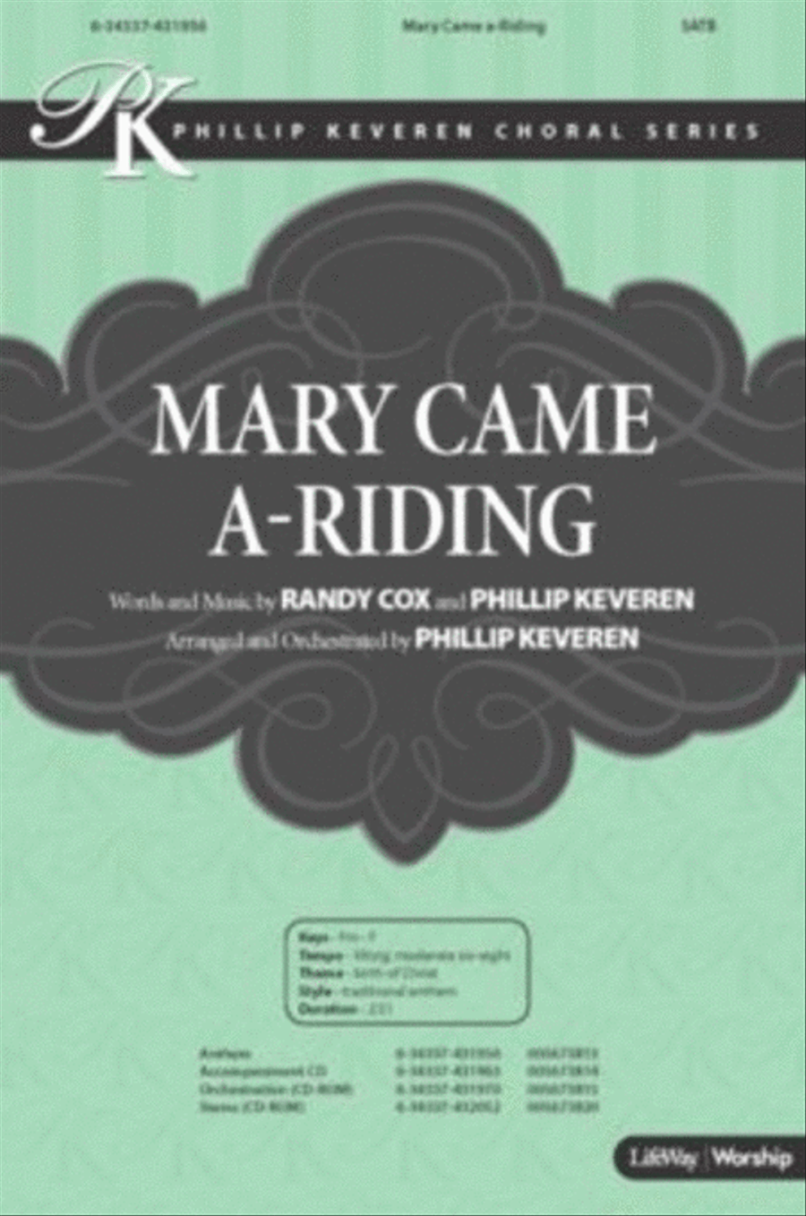 Mary Came A'Riding - Anthem Accompaniment CD 4-Part scores gallery preview page 1