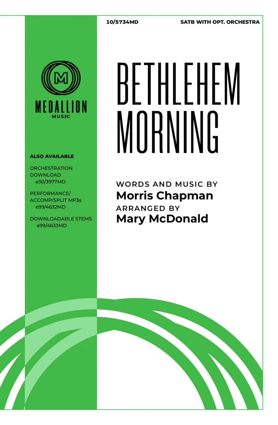 Bethlehem Morning 4-Part scores gallery preview page 1