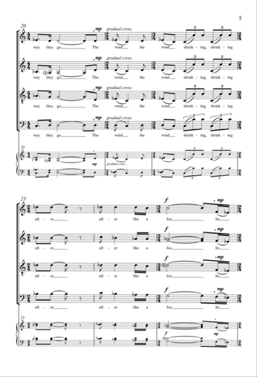 Prairie Winds Prairie Winds 4-Part scores gallery preview page 4