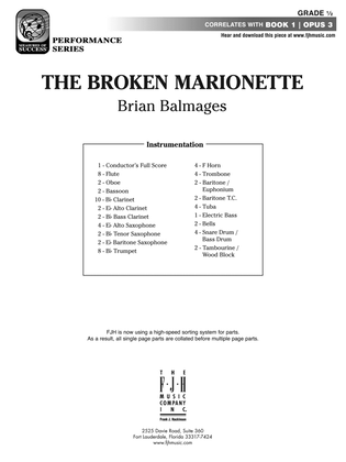 The Broken Marionette: Score