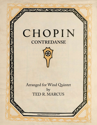 Book cover for Contredanse for Woodwind Quintet