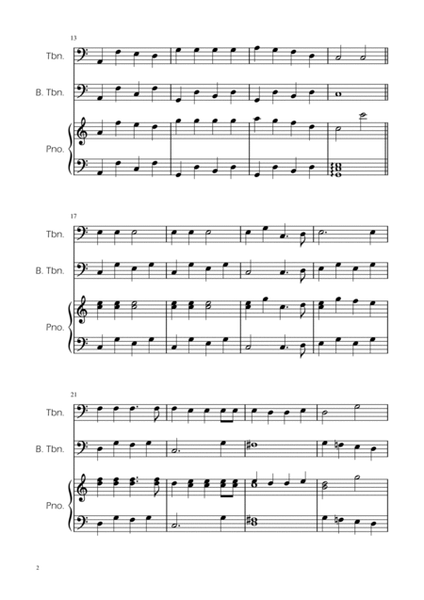 Jingle Bells - Trombone Duet w/ Piano image number null