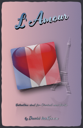 Book cover for L'Amour, Clarinet and Violin Duet for Valentines